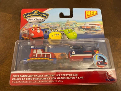 Chuggington StackTrack Chug Patroller Calley & Jet Pulverizador Coche Tomy Foto 1 de 4
