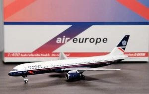 NG Models 1:400 Air Europe / British Airways Boeing 757-200 Hybrid Landor G-BKRM - Picture 1 of 4