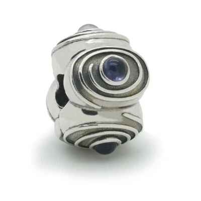 Original Pandora Charm Clip Hypnotize Iolite 925er Silber 790560IO Neu - Bild 1 von 2