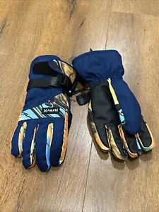HURLEY Snow Glove S/M Winterhandschuhe Snowboard Ski blau Grip Strap warm kalt neu - Bild 1 von 4