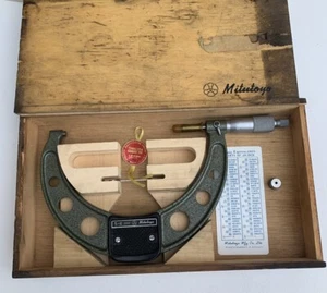 MITUTOYO NO. 103-220 MICROMETER 5-6" .0001" Resolution - Picture 1 of 7