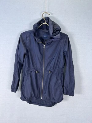 Gap Kids coat jacket boys large 10 Navy Blue Hoodie full zip - Image 1 of 4