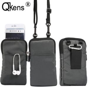 6.0'' Run Sport Hiking Belt Clip Waist Pack Casual Phone Purse Wallet Nylon Bag - Picture 1 of 20