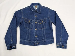 Vintage Lee Riders Womens Denim Trucker Jacket USA Size 18 PATD-153438 - Picture 1 of 13