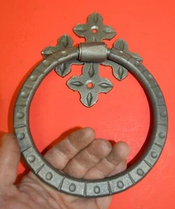 Schmiedeeisen gälischer Ring & Kleeblatttür heiß geformt von Schmied USA - Bild 1 von 12