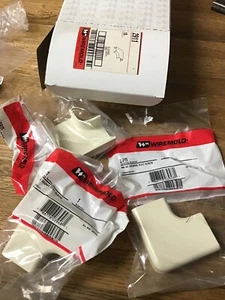 NEW Genuine WireMold 2911-WH 90 degree Flat Elbow - Ivory, 10 Units Per Box - Picture 1 of 3
