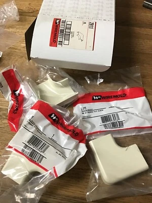 NEW Genuine WireMold 2911-WH 90 degree Flat Elbow - Ivory, 10 Units Per Box - Image 1 of 3