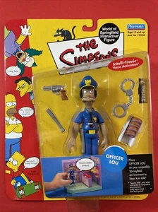 Figura interactiva del oficial de Los Simpson Lou serie 7 WOS - Imagen 1 de 3