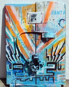 C. FANTA - GEMÄLDE abstrakte Kunst Bild ORIGINAL Leinwand MALEREI art Acryl neu - Bild 1 von 5