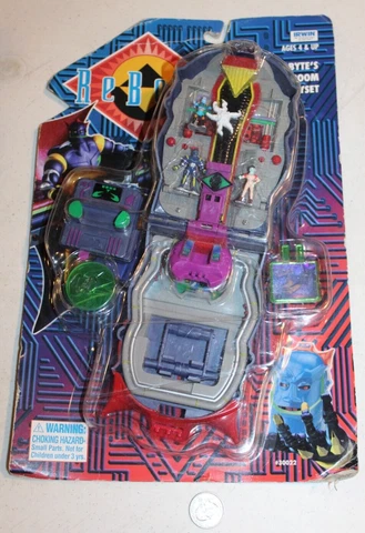 SEALED REBOOT MegaByte Throne Room Playset Robot figure MOC MISP NM NOS TV Show Cover