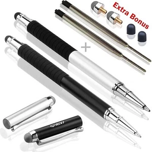 MEKO 3 en 1 Stylet Tactile avec 2X Stylo Bille 2X Fibre Conseils pour iPad iP... - Photo 1/7