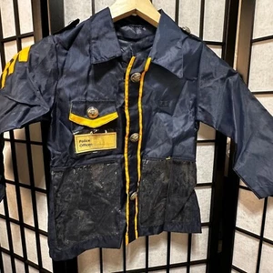 Melissa & Doug Kids Police Officer Costume Jacket Size 5-6 Navy & Yellow - Picture 1 of 7