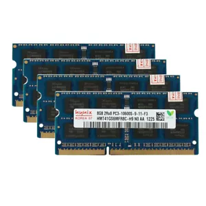 32GB Kit 4x8GB DDR3 1333MHz SODIMM Laptop Memory RAM for Apple iMac 27" Mid 2011 - Picture 1 of 6
