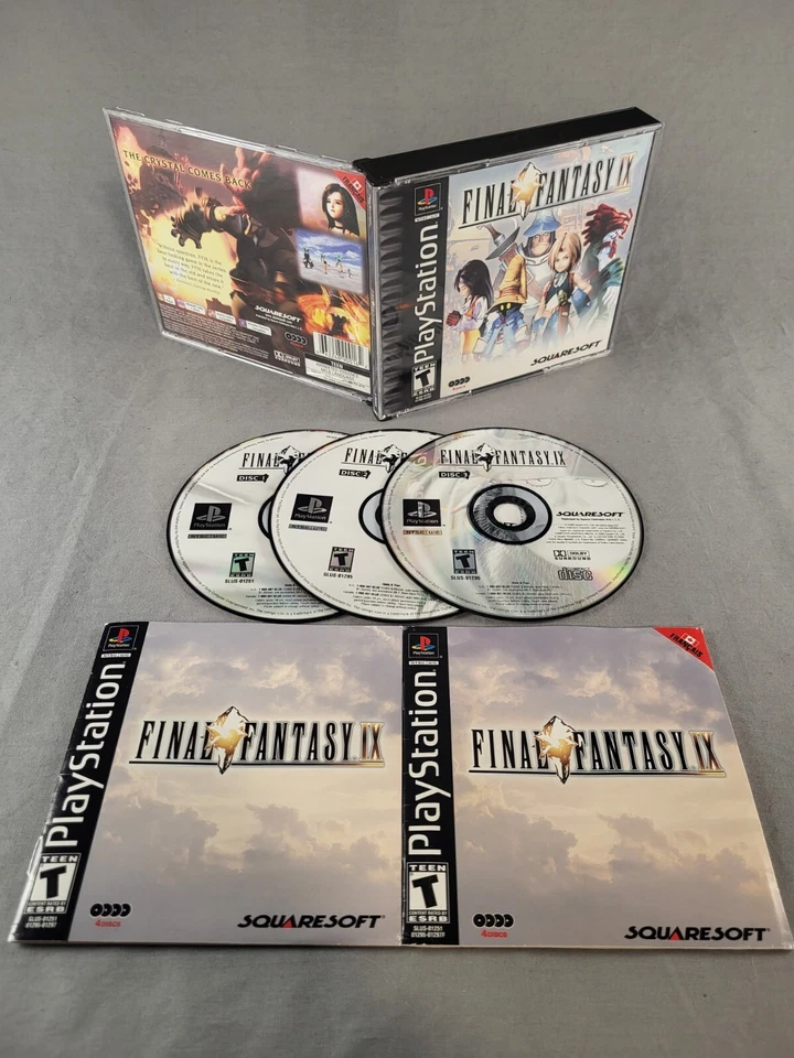 Final Fantasy IX, PS1, Missing Disc 4, Authentic! - Image 1 of 1