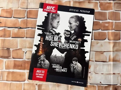UFC CHICAGO 2016 PROGRAM: HOLLY HOLM-VALENTINA SHEVCHENKO FRANCIS NGANNOU Herrig - Image 1 of 4