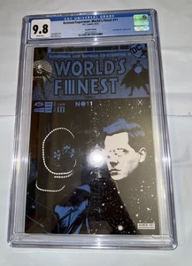 BATMAN/SUPERMAN WORLDS FINEST 11 CGC 9.8 NM Jack White Variant White Stripes - Picture 1 of 4