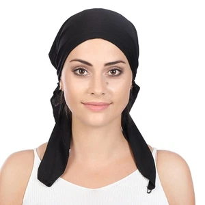 1 Set 3Pcs Muslim Creative Woman Caps Practical Turban Caps Woman Caps - Imagen 1 de 12