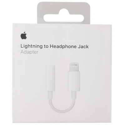 Genuine Apple Lightning to 3.5mm Jack Headphone iPhone Adapter MMX62ZM/A - Image 1 of 4