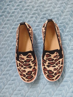 Talbots Brittany вязаные кроссовки, леопард поскользнуться на туфли размер 7 - Изображение 1 из 4