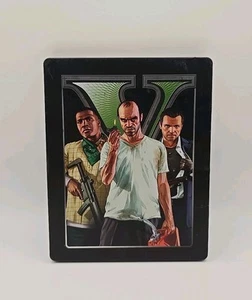 Grand Theft Auto V Five 5 Steelbook Edition PS3 Playstation 3 Game With Manual - Picture 1 of 4