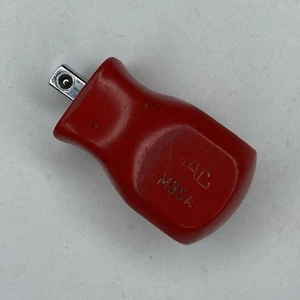 Mac Tools M3SA USA 1/4" Drive Socket Driver Red Hard Plastic Handle - Foto 1 di 10