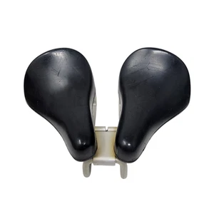 Bycycle Inc Double Pops Bicycle Saddle Black Ergonomic Split Comfort Seat Patent - Picture 1 of 8