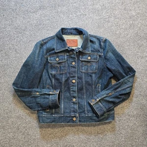 Lauren Ralph Lauren Jacket Womens Size Large Blue Denim Jean Trucker Capsule - Picture 1 of 9