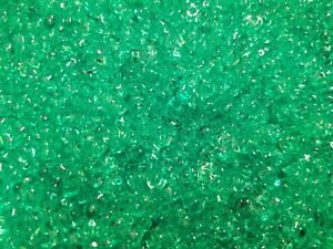 1,000 pcs Translucent Green 10mm Plastic Acrylic Tri-Beads for Crafts