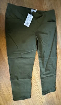 Pantalón de golf Lady Hagen Tummy Control XXL UPF 50+ verde oliva NUEVO NUEVO CON ETIQUETAS Foto 1 de 4