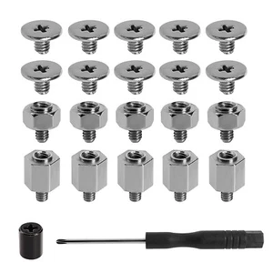 M.2 SSD Nvme Screws Mounting Kit PC Motherboard Screw Kit Compatible with ASUS M - Picture 1 of 7