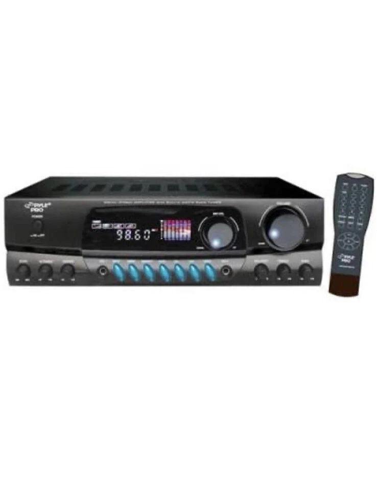 Pyle PT260A 2 Channel 200W AM/FM Stereo Receiver And Amplifier  New - Image 1 of 1