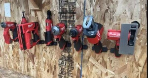 Milwaukee M12 Tool Holder - Wall Mount for Storage - Tidy Your Shed 🇦🇺 - Picture 1 of 5