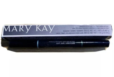 Mary Kay Eye Shadow & Eye Line Duo SOFT JADE NIB Discontinued 028402 - Image 1 of 2