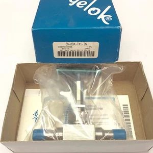 SWAGELOK SS-8BK-TK1-IN ALLOY 600 BELLOWS SEALED VALVE 1/2" FEMALE PCTFE STEM NEW - Picture 1 of 10