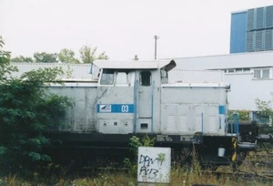 Foto Eurotrac Lok 3 LEW V60D Gbf Berlin Marienfelde 2004 ca.10x15cm V1820f - Bild 1 von 2