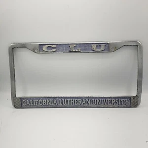 CLU California Lutheran University Metal License Plate Frame Holder - Picture 1 of 2