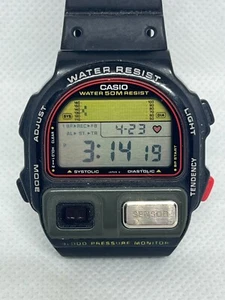 CASIO BP-100 Blood Pressure Monitor Digital Watch Orologio vintage 42mm - Foto 1 di 9