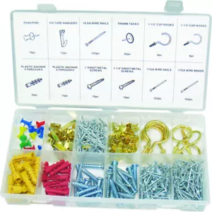 Pesce Spada 31380 - Assortimento di montaggio da appendere 600 pezzi ferramenta per foto di casa - Foto 1 di 4