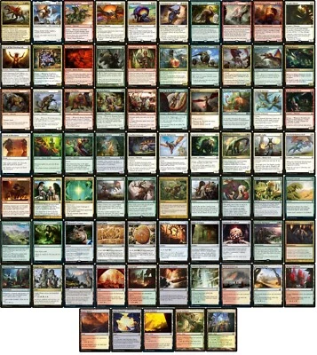 ELITE Commander R/G/W Dinosaur Deck - EDH - Gishath - 100 Card - MTG!! - Image 1 of 4