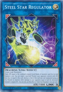 Steel Star Regulator x3 BLVO-EN085 YuGiOh! Common - Picture 1 of 1