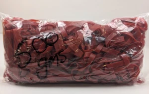 500 grams, estimate 250 single bands Bulk Thick Large Red Rubber Bands 75mmx8mm - Picture 1 of 2