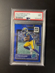 2022 Donruss Optic Kyren Williams Blue Glitter Rookie 281 PSA 9 RC Case Hit SP - Imagen 1 de 2