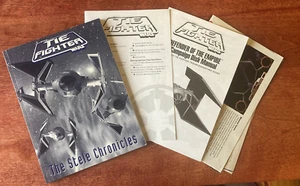 Star Wars The Tie Fighter PC manual and paper work *No Game* - Imagen 1 de 1