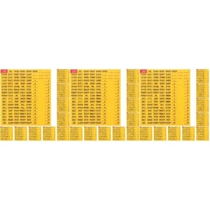 3 PCS Etikett Für Den Schaltkasten Kabel Aufkleber Beschriftungen - Bild 1 von 12