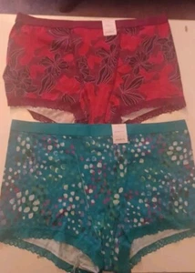 NEW Auden Women's 1X Boyshort Panties LOT OF 2 UNDERWEAR (1224) - Picture 1 of 10