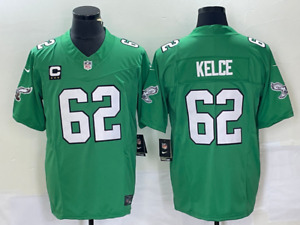 Jason Kelce #62 Philadelphia Eagles Green Jersey