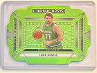 Luka Doncic GREEN FLOOD COLOR MATCH 2020-21 Panini Obsidian ECLIPSE DIE CUT SSP