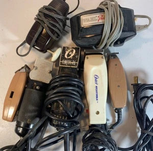 Vtg Barber Clipper Parts Lot Oster Progienic for A, Andis, Wahl, Mastercraft - Picture 1 of 9