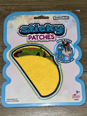 Taco Imperial Fun Reusable Sticky Patch Jacket Backpack DIY Craft Embellishment - Image 1 of 4