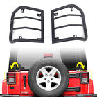 Tail Light Guards Cover Rear Lamps Trim Cover For Jeep Wrangler Jk 2007-17 Pair
